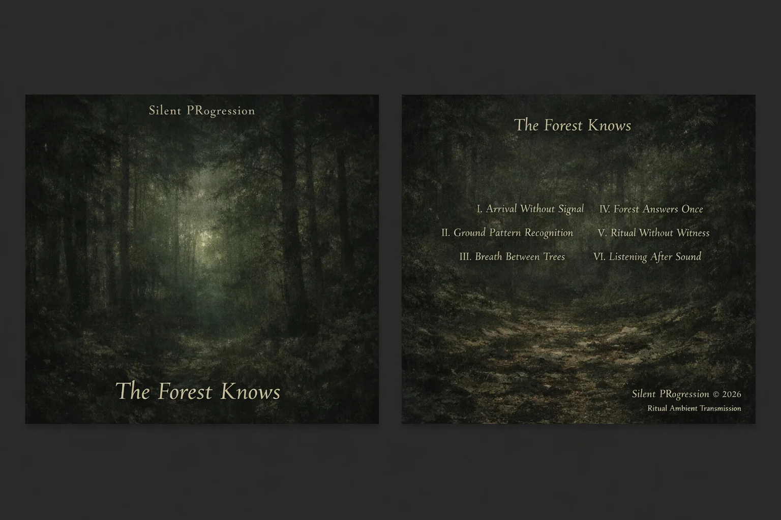 silent_progression_the_forst_knows_front_back_cover_album