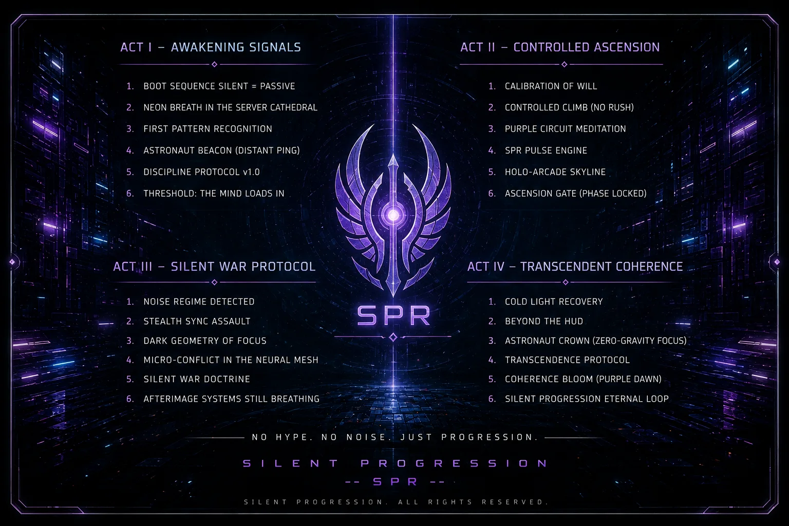 Silent PRogression – The Signal in the Void_back